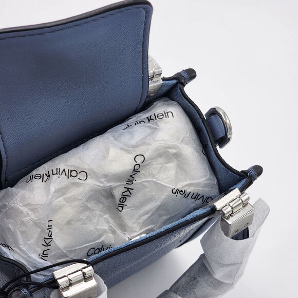 Calvin Klein Sophia Blue Phone Crossbody Bag NWT - Picture 6 of 9